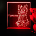 ADVPRO Yorkshire Personalized Tabletop LED neon sign st5-p0098-tm - Red