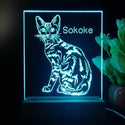 ADVPRO Sokoke  Personalized Tabletop LED neon sign st5-p0103-tm - Sky Blue