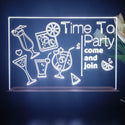 ADVPRO Time to party come and join Tabletop LED neon sign st5-j5001 - White