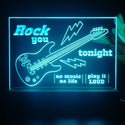 ADVPRO Rock you tonight Tabletop LED neon sign st5-j5003 - Sky Blue