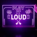 ADVPRO Play it LOUD Tabletop LED neon sign st5-j5008 - Purple