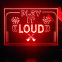 ADVPRO Play it LOUD Tabletop LED neon sign st5-j5008 - Red