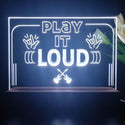 ADVPRO Play it LOUD Tabletop LED neon sign st5-j5008 - White