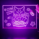 ADVPRO Japan noodle with cat Tabletop LED neon sign st5-j5011 - Purple