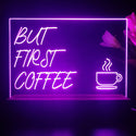 ADVPRO but first coffee Tabletop LED neon sign st5-j5014 - Purple