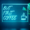 ADVPRO but first coffee Tabletop LED neon sign st5-j5014 - Sky Blue