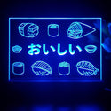 ADVPRO Sushi good taste (Japanese) Tabletop LED neon sign st5-j5017 - Blue