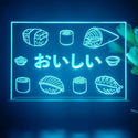 ADVPRO Sushi good taste (Japanese) Tabletop LED neon sign st5-j5017 - Sky Blue