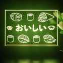 ADVPRO Sushi good taste (Japanese) Tabletop LED neon sign st5-j5017 - Yellow