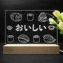 ADVPRO Sushi good taste (Japanese) Tabletop LED neon sign st5-j5017 - 7 Color