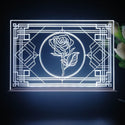 ADVPRO Decorative window with rose Tabletop LED neon sign st5-j5018 - White
