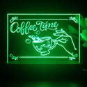 ADVPRO coffee time Tabletop LED neon sign st5-j5022 - Green