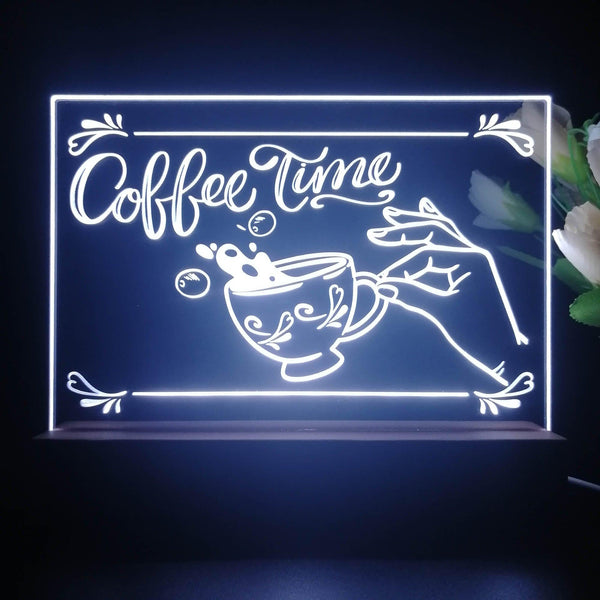 ADVPRO coffee time Tabletop LED neon sign st5-j5022 - White