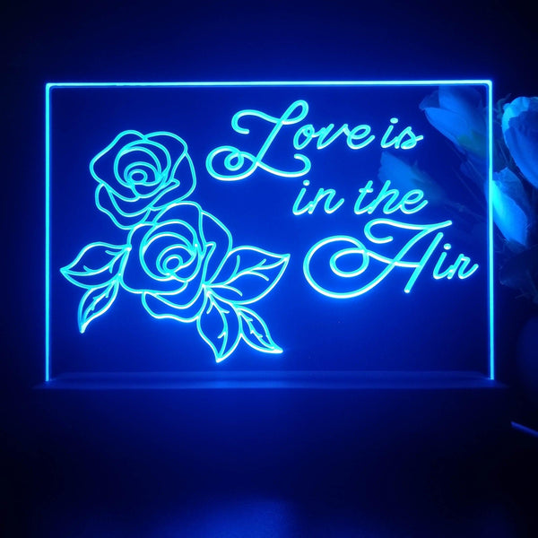 ADVPRO love in the air Tabletop LED neon sign st5-j5028 - Blue