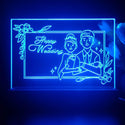 ADVPRO happy wedding Tabletop LED neon sign st5-j5029 - Blue