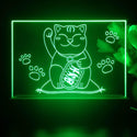 ADVPRO japan money cat Tabletop LED neon sign st5-j5031 - Green