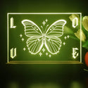 ADVPRO butterfly with wording love Tabletop LED neon sign st5-j5032 - Yellow