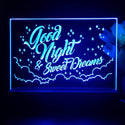 ADVPRO Good night and sweet dreams Tabletop LED neon sign st5-j5038 - Blue