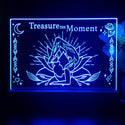 ADVPRO Treasure the moment Tabletop LED neon sign st5-j5039 - Blue
