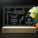 ADVPRO Boy theme robot toy Tabletop LED neon sign st5-j5040 - 7 Color