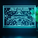 ADVPRO space explores meet alien Tabletop LED neon sign st5-j5041 - Sky Blue