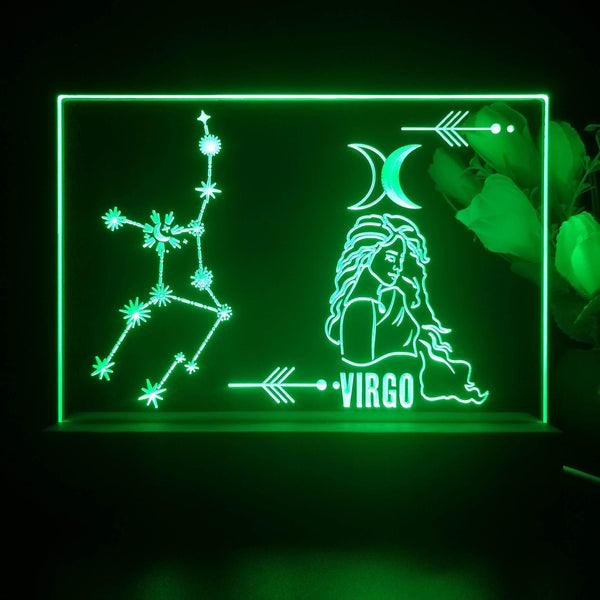 ADVPRO Zodiac Virgo Tabletop LED neon sign st5-j5042 - Green