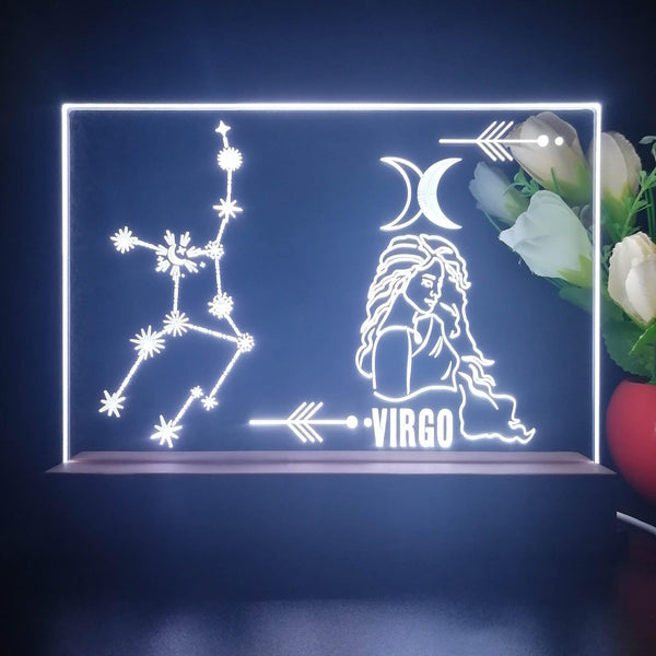 ADVPRO Zodiac Virgo Tabletop LED neon sign st5-j5042 - White