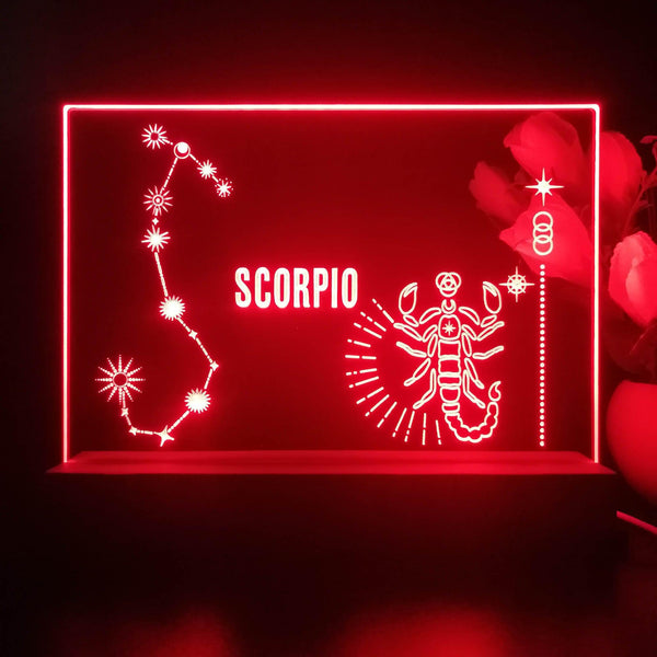 ADVPRO Zodiac Scorpio Tabletop LED neon sign st5-j5044 - Red