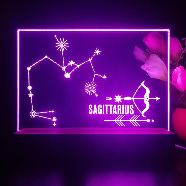 ADVPRO Zodiac Sagiffariu Tabletop LED neon sign st5-j5045 - Purple