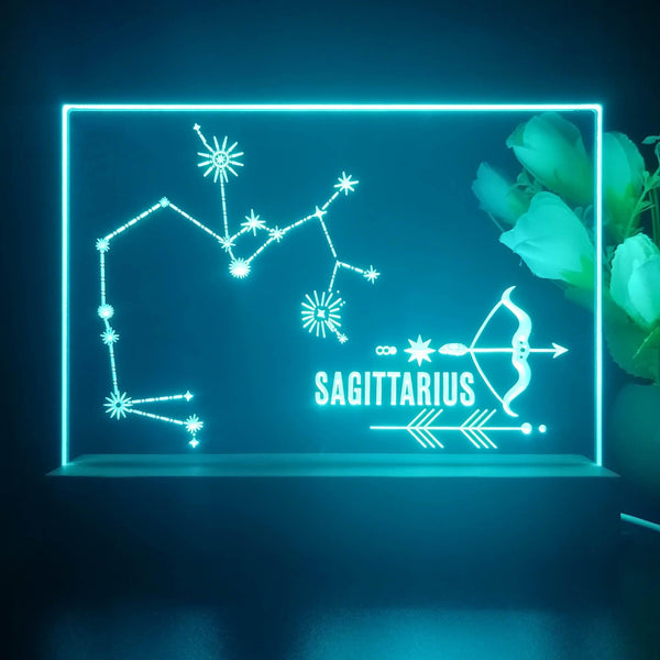 ADVPRO Zodiac Sagiffariu Tabletop LED neon sign st5-j5045 - Sky Blue