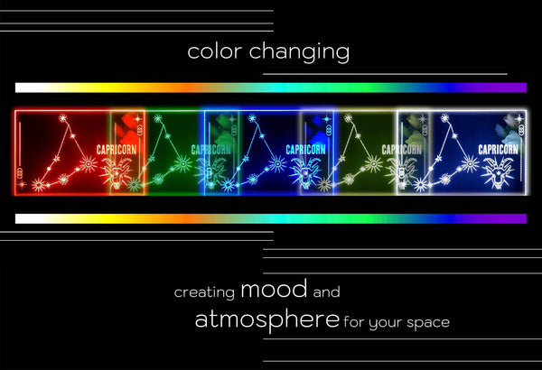ADVPRO Zodiac Capricorn Tabletop LED neon sign st5-j5046 - Color Changing