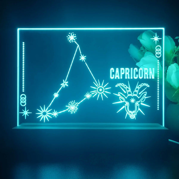 ADVPRO Zodiac Capricorn Tabletop LED neon sign st5-j5046 - Sky Blue