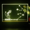 ADVPRO Zodiac Aquarius Tabletop LED neon sign st5-j5047 - Yellow