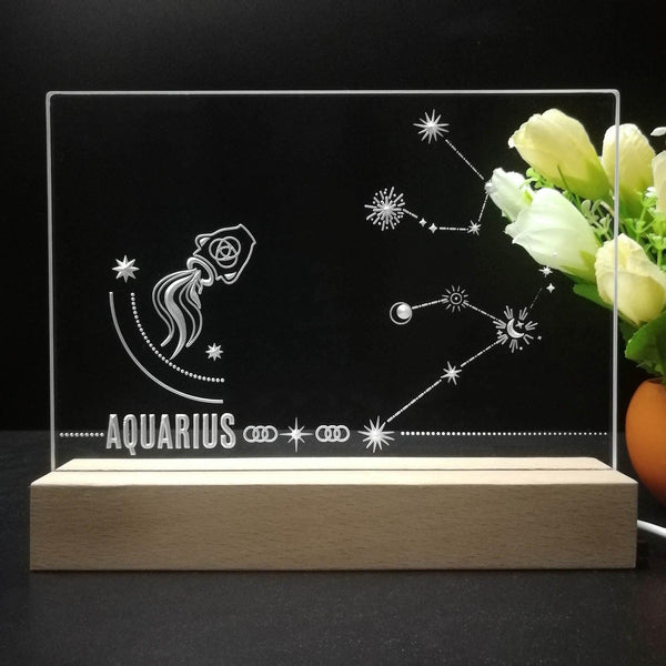 ADVPRO Zodiac Aquarius Tabletop LED neon sign st5-j5047 - 7 Color