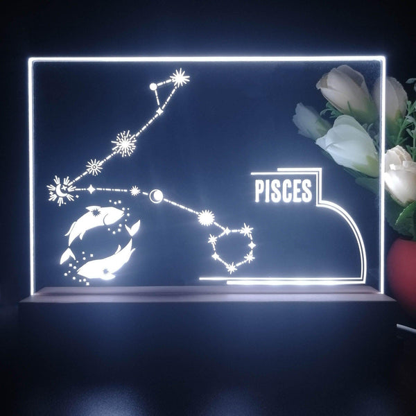 ADVPRO Zodiac Pisces Tabletop LED neon sign st5-j5048 - White