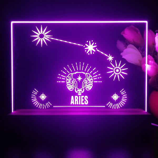 ADVPRO Zodiac Aries Tabletop LED neon sign st5-j5049 - Purple