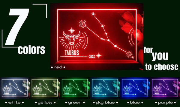ADVPRO Zodiac Taurus Tabletop LED neon sign st5-j5050