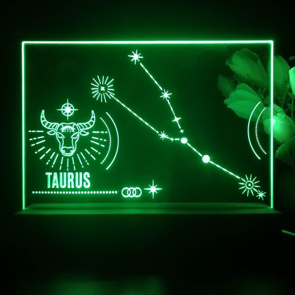 ADVPRO Zodiac Taurus Tabletop LED neon sign st5-j5050 - Green