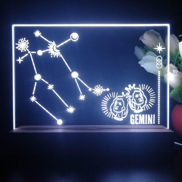 ADVPRO Zodiac Gemini Tabletop LED neon sign st5-j5051 - White