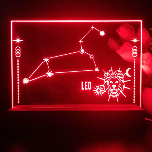 ADVPRO Zodiac Leo Tabletop LED neon sign st5-j5053 - Red