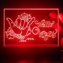 ADVPRO Hello Vibes with rock sign and rose Tabletop LED neon sign st5-j5056 - Red