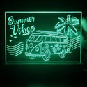 ADVPRO Summer Vibes with car and tree Tabletop LED neon sign st5-j5059 - Green
