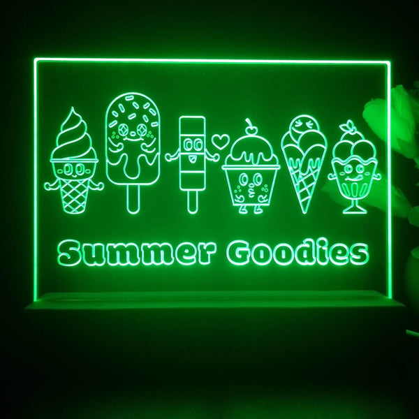 ADVPRO Summer Goodies Ice cream Tabletop LED neon sign st5-j5060 - Green