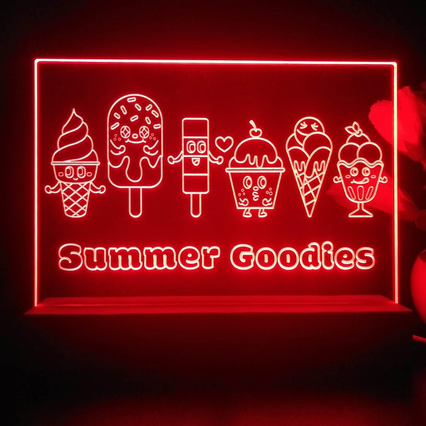 ADVPRO Summer Goodies Ice cream Tabletop LED neon sign st5-j5060 - Red