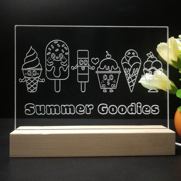 ADVPRO Summer Goodies Ice cream Tabletop LED neon sign st5-j5060 - 7 Color