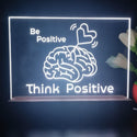 ADVPRO Be positive think positive Tabletop LED neon sign st5-j5061 - White