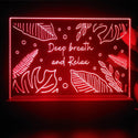 ADVPRO Deep breath and relax Tabletop LED neon sign st5-j5063 - Red