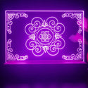 ADVPRO Classic pattern like glass flower Tabletop LED neon sign st5-j5065 - Purple