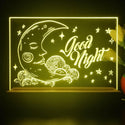 ADVPRO Classic moon - good night Tabletop LED neon sign st5-j5067 - Yellow