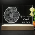ADVPRO Tree- growth rings Tabletop LED neon sign st5-j5069 - 7 Color